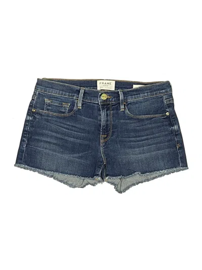 Pre-owned Frame Denim Shorts In Blue