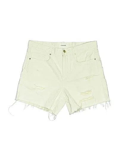 Pre-owned Frame Denim Shorts In Green