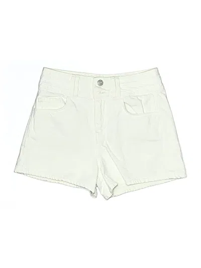 Pre-owned Frame Denim Shorts In Ivory