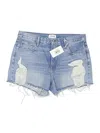 Frame Denim Shorts In Multi