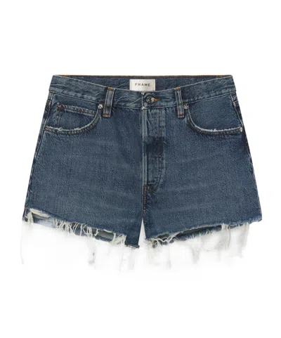 Frame Denim Shorts With Belt Loops
