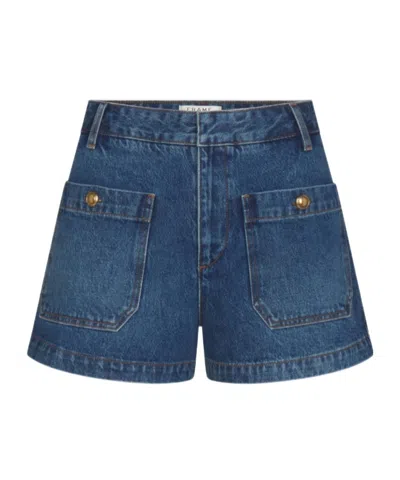 FRAME DENIM SHORTS WITH BELT LOOPS