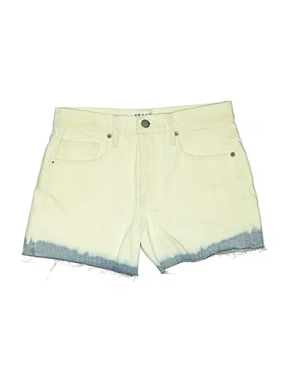 Pre-owned Frame Denim Shorts In Yellow