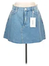Frame Denim Skirt In Blue