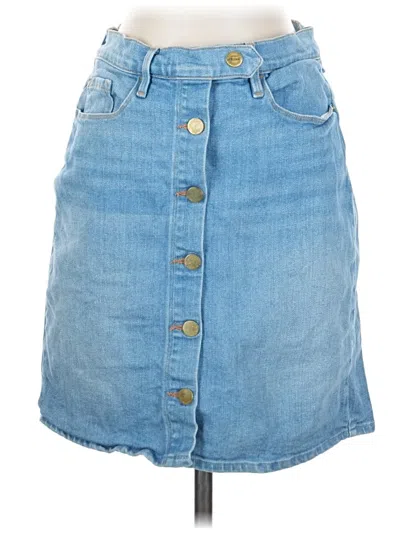 Pre-owned Frame Denim Skirt In Blue