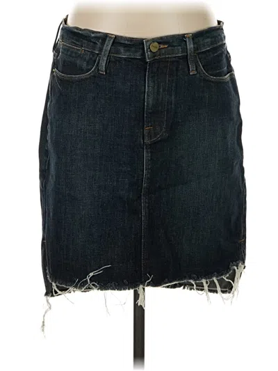 Pre-owned Frame Denim Skirt In Blue