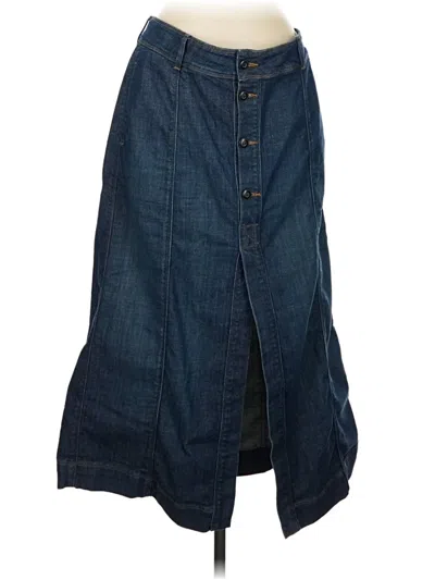 Pre-owned Frame Denim Skirt In Blue