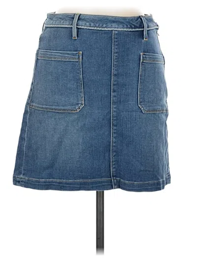 Pre-owned Frame Denim Skirt In Blue