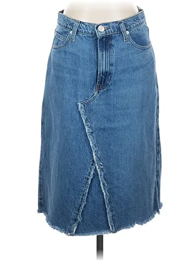 Pre-owned Frame Denim Skirt In Blue
