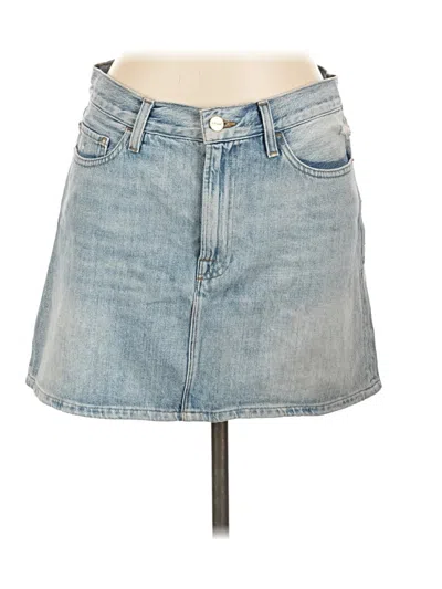 Pre-owned Frame Denim Skirt In Blue