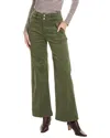 Frame Le Palazzo Wide Leg Jeans In Green