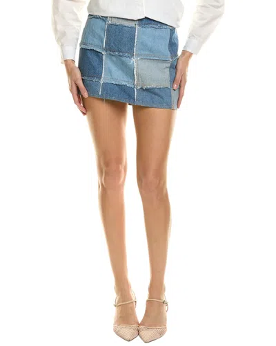FRAME FRAME DENIM THE 70'S PATCHWORK MINI SKIRT