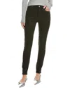 Frame Denim The Alix Black Coated Skinny Jean In Multi