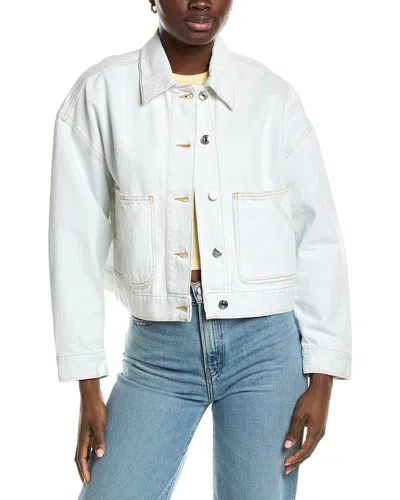 Frame Denim The Boxy Field Jacket In White