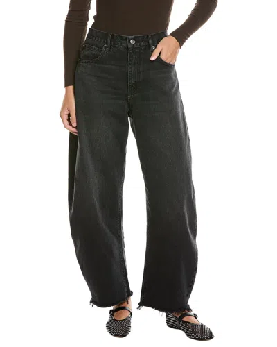 Frame Denim The Bubble Limitless Crop Jean In Black