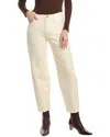 Frame Denim The Candle Butter Barrel Jean In Neutral