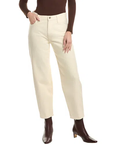 Frame Denim The Candle Butter Barrel Jean In White
