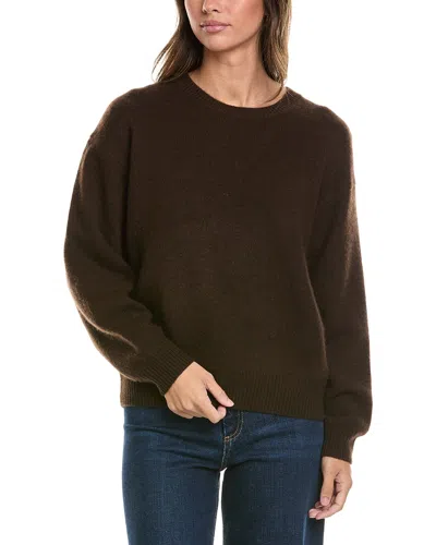 Frame Denim The Cashmere Brushed Sweater In Brown