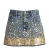 Frame The Atelier Champagne Skirt In Blue