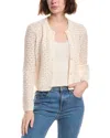 Frame Denim The Chenille Wool-blend Cardigan In Neutral