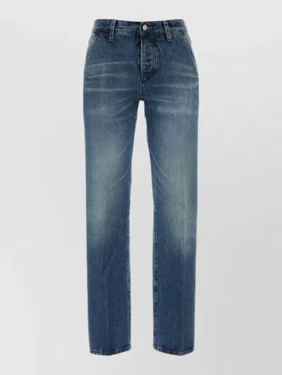 Frame Denim The Drop Straight Leg Jeans In Blue