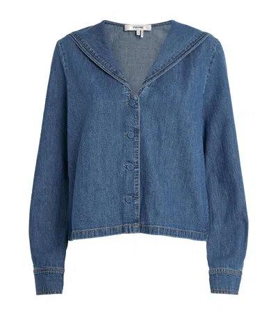 Frame Denim The Fleet Shirt In Blue