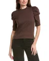 Frame Denim The Jersey Femme T-shirt In Brown