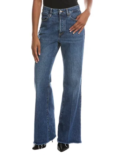 Frame Denim The Lax Antidote Raw Fray Flare Jean In 400-antidote Raw Fray
