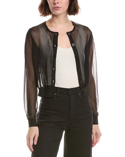 Frame Denim The Luxe Cardigan In Black
