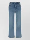 Frame Le Pixie Slim Palazzo High-rise Wide-leg Stretch Jeans In Blue