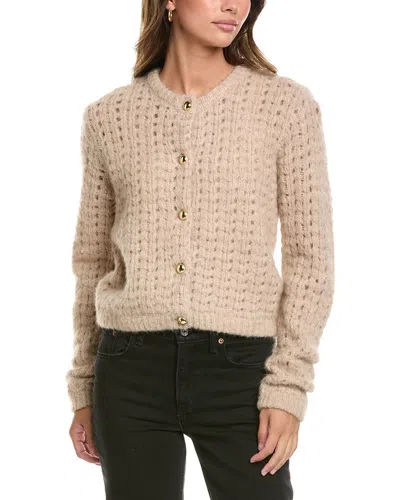 Frame Denim The Plush Alpaca-blend Cardigan In Neutral