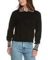 Frame Denim The Sailor Pullover In Black