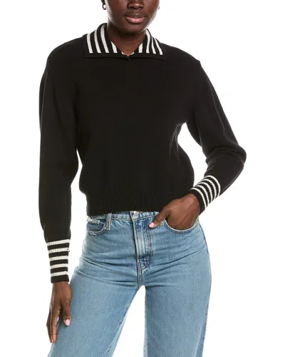 Frame Denim The Sailor Pullover In Black