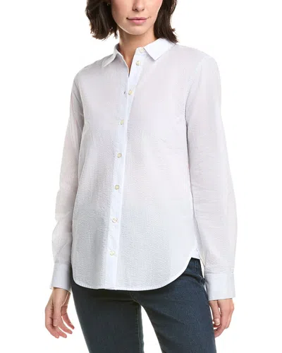 Frame Denim The Seersucker Classic Shirt In Blue