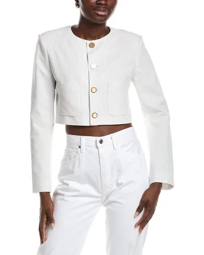 Frame Denim The Seersucker Jacket In Neutral