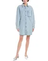 Frame Denim Shirtdress Buttoned Cuffs