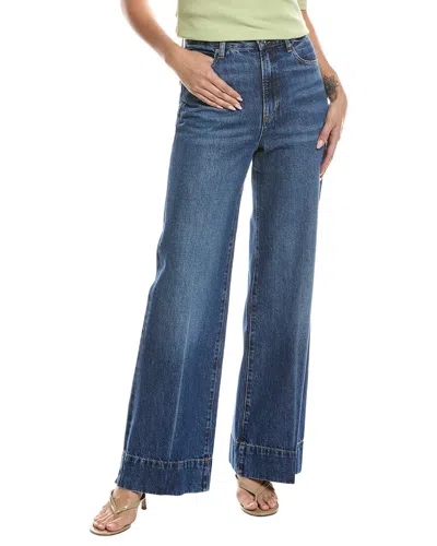 Frame Denim The Slice Flare Jean In Blue