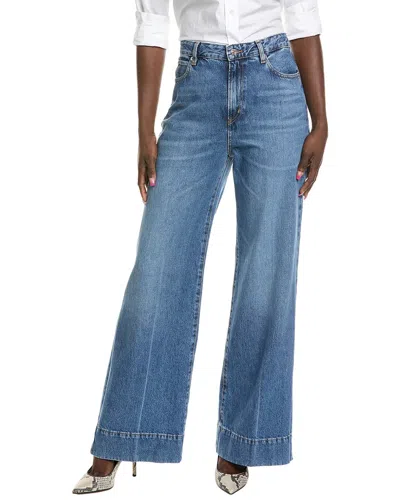 Frame Denim The Slice Flare Jean In Blue
