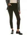 Frame The Snapped Denim Legging In Black