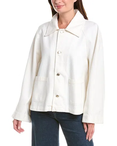 Frame Denim The Swing Jacket In White