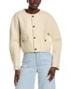 Frame Denim The Trim Wool-blend Jacket