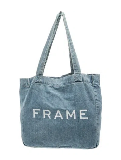 Pre-owned Frame Denim Tote In Blue
