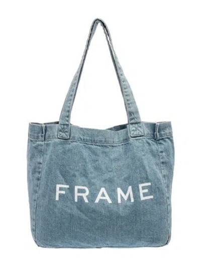 Pre-owned Frame Denim Tote In Blue