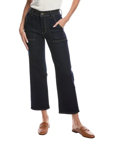 Frame Denim Trapunto Stargirl Straight Jean In Blue