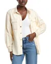 Frame Denim Trapunto Stitch Shirt In Neutral