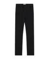 Frame Denim Trousers With Belt Loops In Black