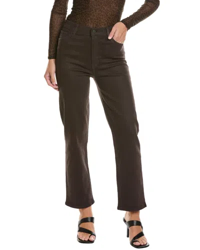 Frame Denim Truffle Coated Le Sleek Straight Coated Jean In Brown