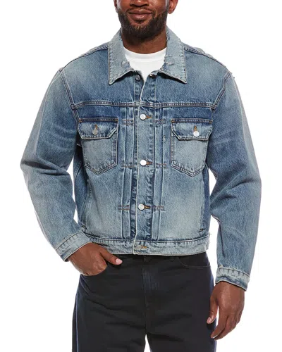 Frame Denim Vintage Wash Denim Jacket In Multi