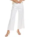 Frame Relaxed Fit Straight Leg Crop Jeans In White