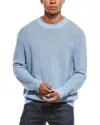 Frame Denim Wool-blend Crewneck Sweater In Blue